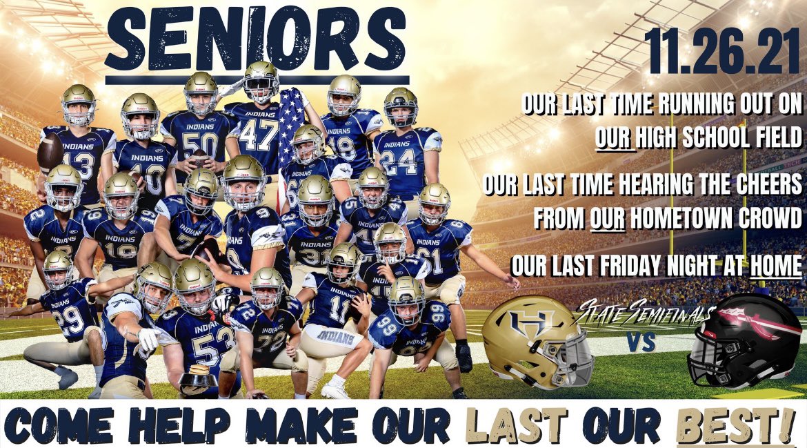 ‼️SEMI FINAL GAME-DAY DETAILS‼️
📍Soby Field
🆚 Fort Osage
◾️BLACK FRIDAY BLACKOUT THEME 🥷🏿
⏰ 6:00 start time
HOLT IS MAKING HISTORY!! BE APART OF IT! Tickets MUST be purchased online! MANDATORY ATTENDANCE see u there 😈😈#nextvictims #undefeated <a href="/HoltFB/">Holt Football</a> <a href="/NationHolt/">Holt Indian Nation</a>