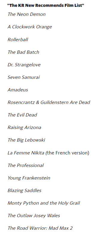 titMcGrit2's tweet image. Keanu Reeves List of the Movies Everyone Should Watch
