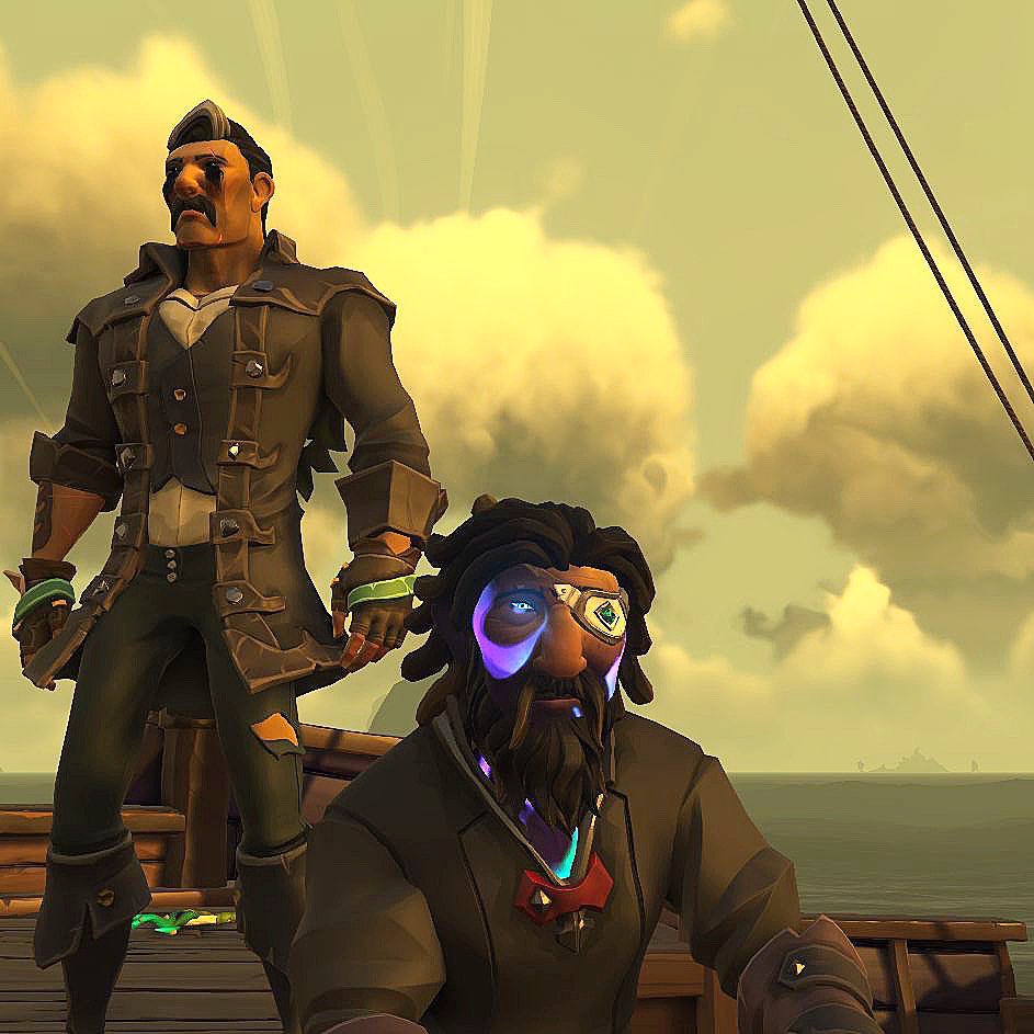 seanoevil1650's tweet photo. But first…let us take a selfie 🏴☠️ #APiratesLife #BeMorePirate #SeaOfThieves #SoTShot #twitch #Xbox #pc #serveralliance https://t.co/lco3lPWYIU