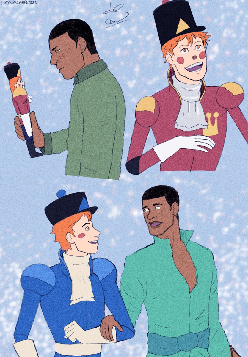 LadySaladPuddin's tweet photo. Day 1: Fairy Tale AU
@AranShipWeek #AranShipWeek #aranojiro #hinatashoyo #aranhina #Haikyuu 

My eyes have opened to aranhina. Thanks to ice for the little mermaid AU and Kenzie for the nutcracker Prince AU! I love them so much, wish I could draw more! https://t.co/6Mx6QktGiy