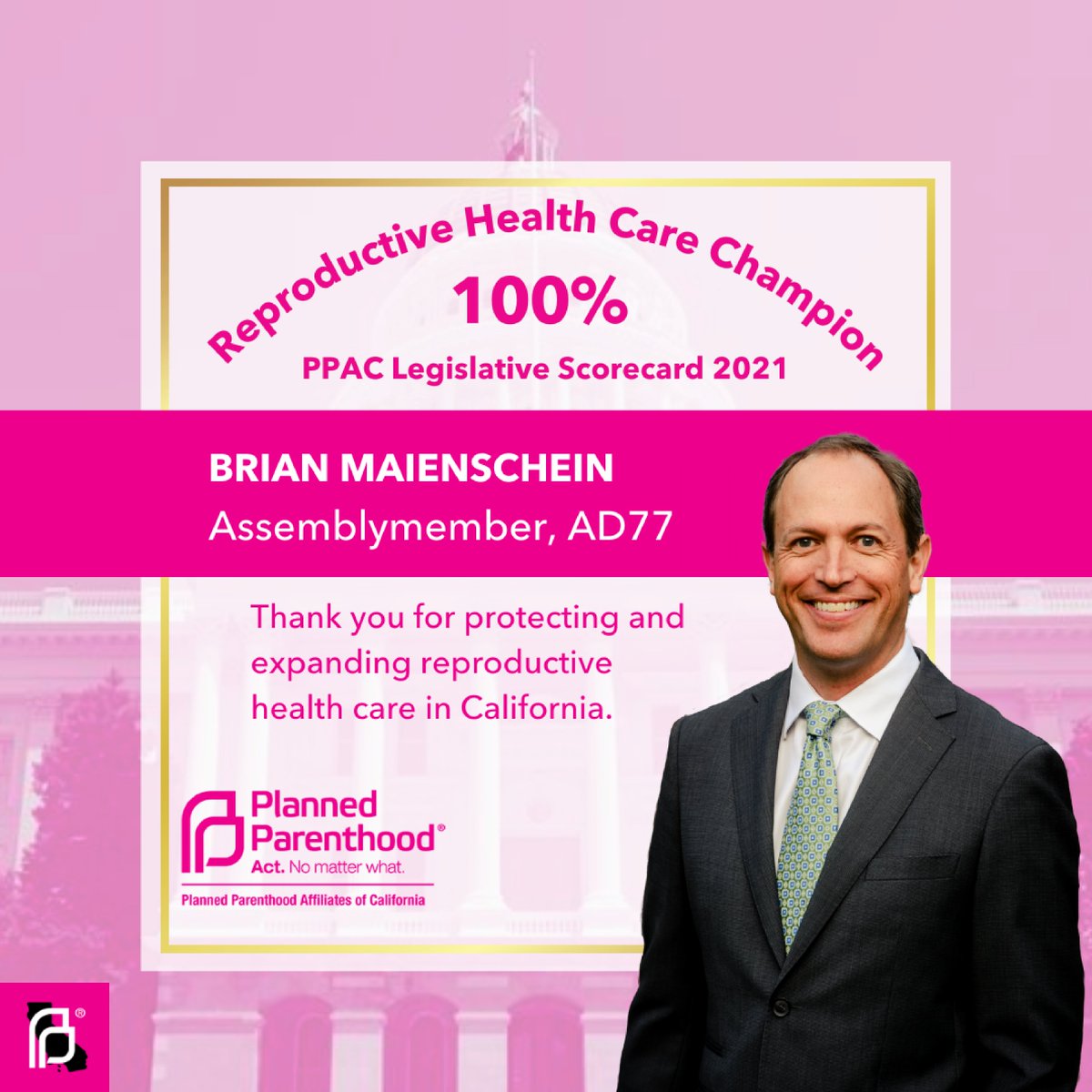 PPActionCA's tweet photo. Thank you @BMaienschein! https://t.co/HASU5KZHuy