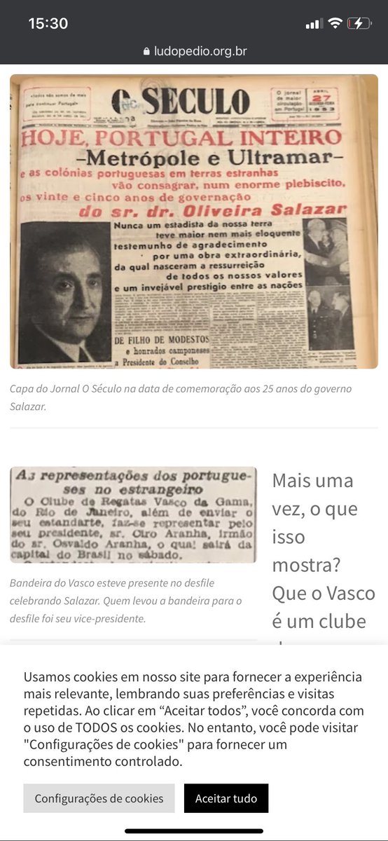 Fernand16975173's tweet photo. Pow. Não sabia que apenas dois clubes na história do país apoiaram abertamente regimes totalitários. 

São Paulo apoiou a Ditadura Militar no Brasil e o Vasco a Ditadura Salazarista em Portugal. 

Sabiam dessa ? @delaurentiis_br @fabiojusttino https://t.co/IFsU76lweB