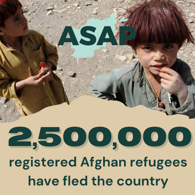 AllianceForAfg's tweet photo. According to the U.N. refugee agency (UNHCR), the real number may be much higher; as of July 2021, Afghans are the second-largest refugee population in the world. https://t.co/wSuWG2yAjL