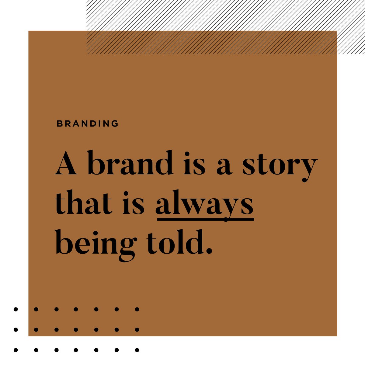 “A brand is a story that is always being told.”
Chatterson’s approach to visual storytelling gives your brand a voice and allows it to be heard by the right people at the right time. That’s how you do it the #chattersonway!