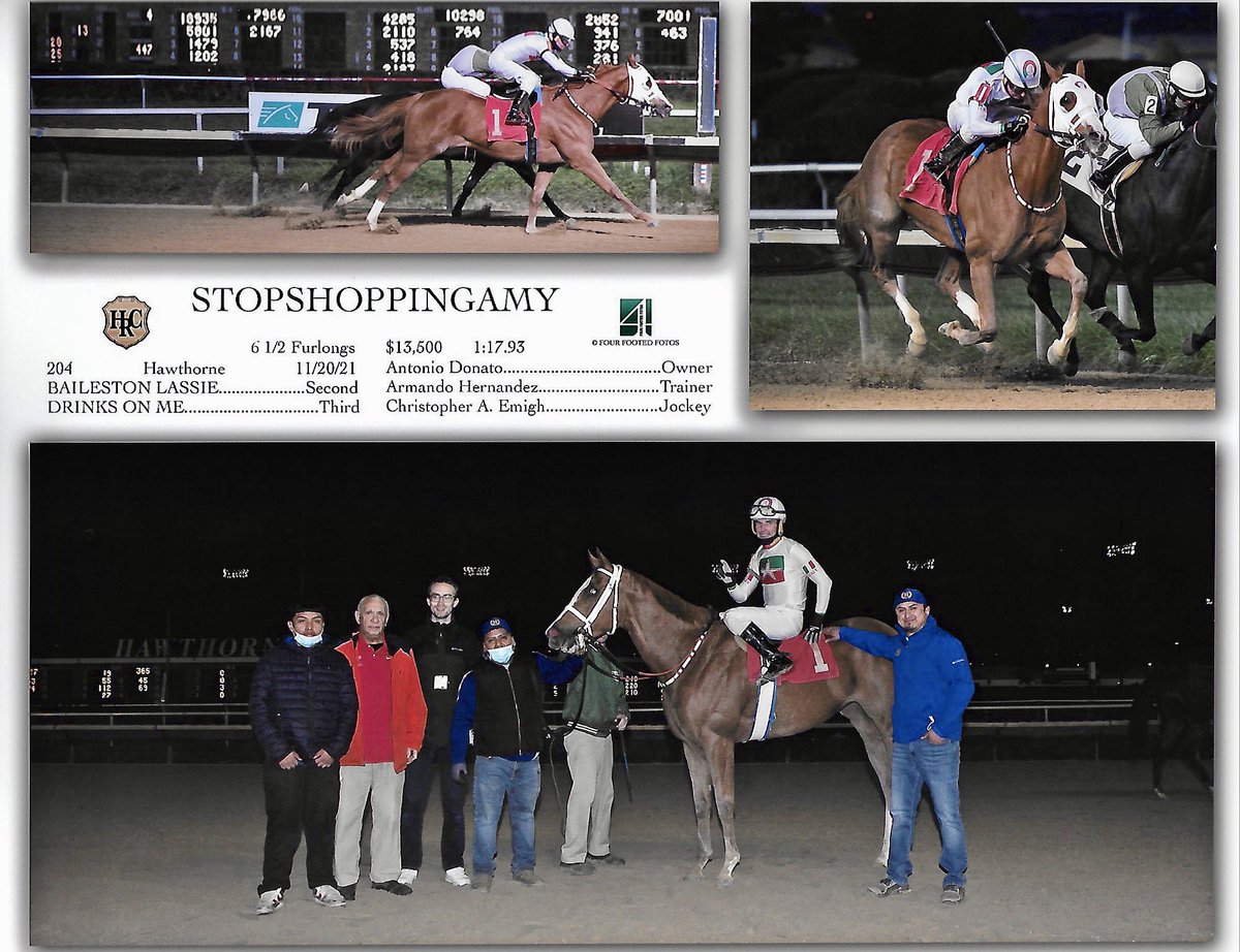 AHernandez_87's tweet photo. STOPSHOPPINGAMY!! #hernandezracingstable #hawthorneracecourse #win @ClubHawthorne https://t.co/jD3UrCTeAc