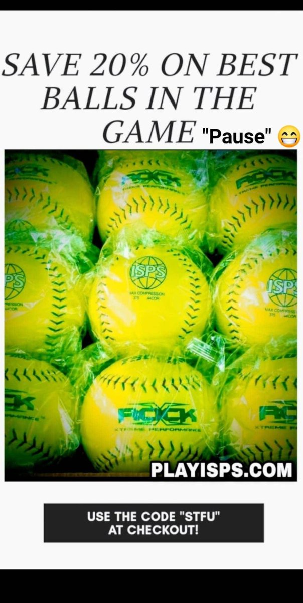 StfuSoftball's tweet photo. Save Save Save! Buy the best and save at the same time #ispso #stfusoftball https://t.co/zVvXAWOP6I