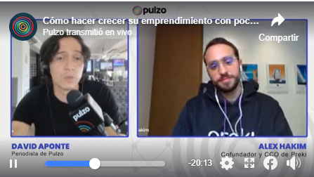 GoPreki's tweet photo. Pulzo nos entrevistó hace algunos días y acá está la nota de una charla súper interesante con nuestro CCO Alex Hakim. ¡No dejen de leerla!
Link en la Bio y en todas las redes aquí:
https://t.co/yhFqlYZqYr
#Preki #EcommerceParaTodos https://t.co/QC94o4tP2O