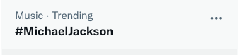 #MichaelJackson is trending worldwide!