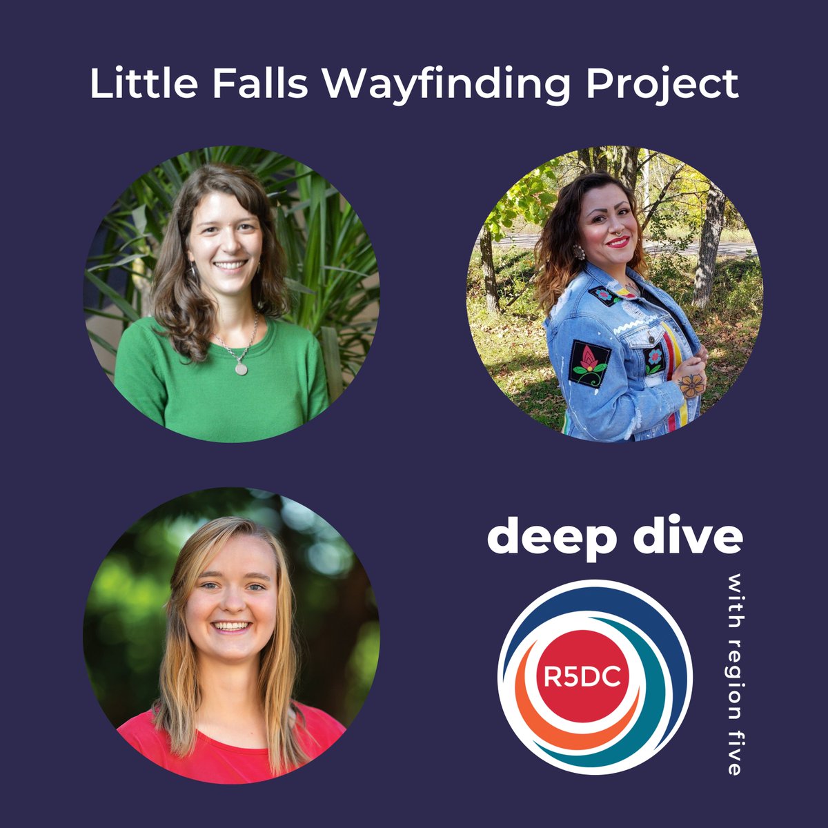 A new podcast episode is LIVE! Listen as Katie Retka, Adrienne Benjamin, and Erica Bjelland share details about the beautiful Wayfinding Project created by the Welcoming Advocacy Group in Little Falls. 
Listen here: 👇👇👇
regionfive.org/podcast