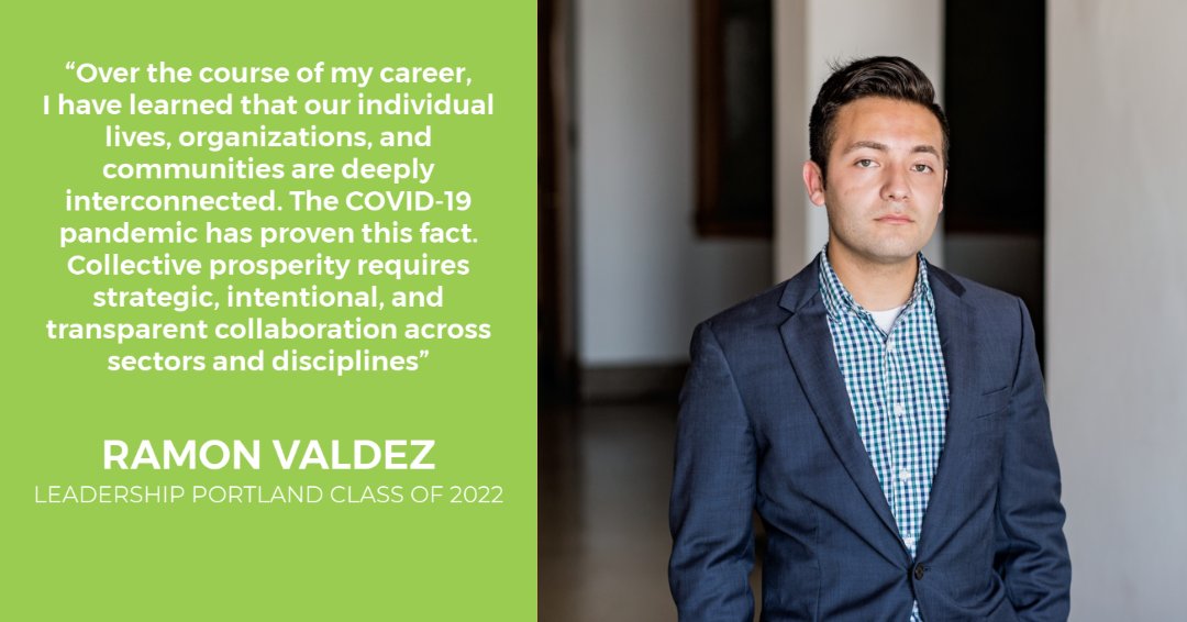 Meet Ramon Valdez, Systems Development for ASCETA and participant in this year’s Leadership Portland Class of 2022. ow.ly/lef750GTHk4 

LP is a PBA program in partnership with ASCETA that broadens the perspectives of business leaders on issues facing our region.