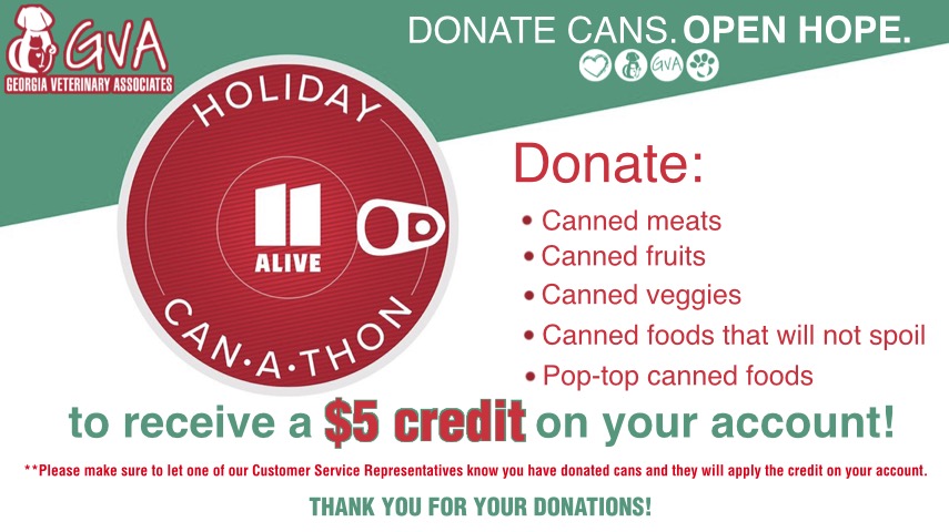 mygavet's tweet photo. Have you opened your cabinet and seen canned food that you bought and have never opened? If so, why not donate them and get a $5 account credit!?! The last day to donate is December 2nd! 🥫🥫🥫#CanAThon https://t.co/Yod8mxjEDW