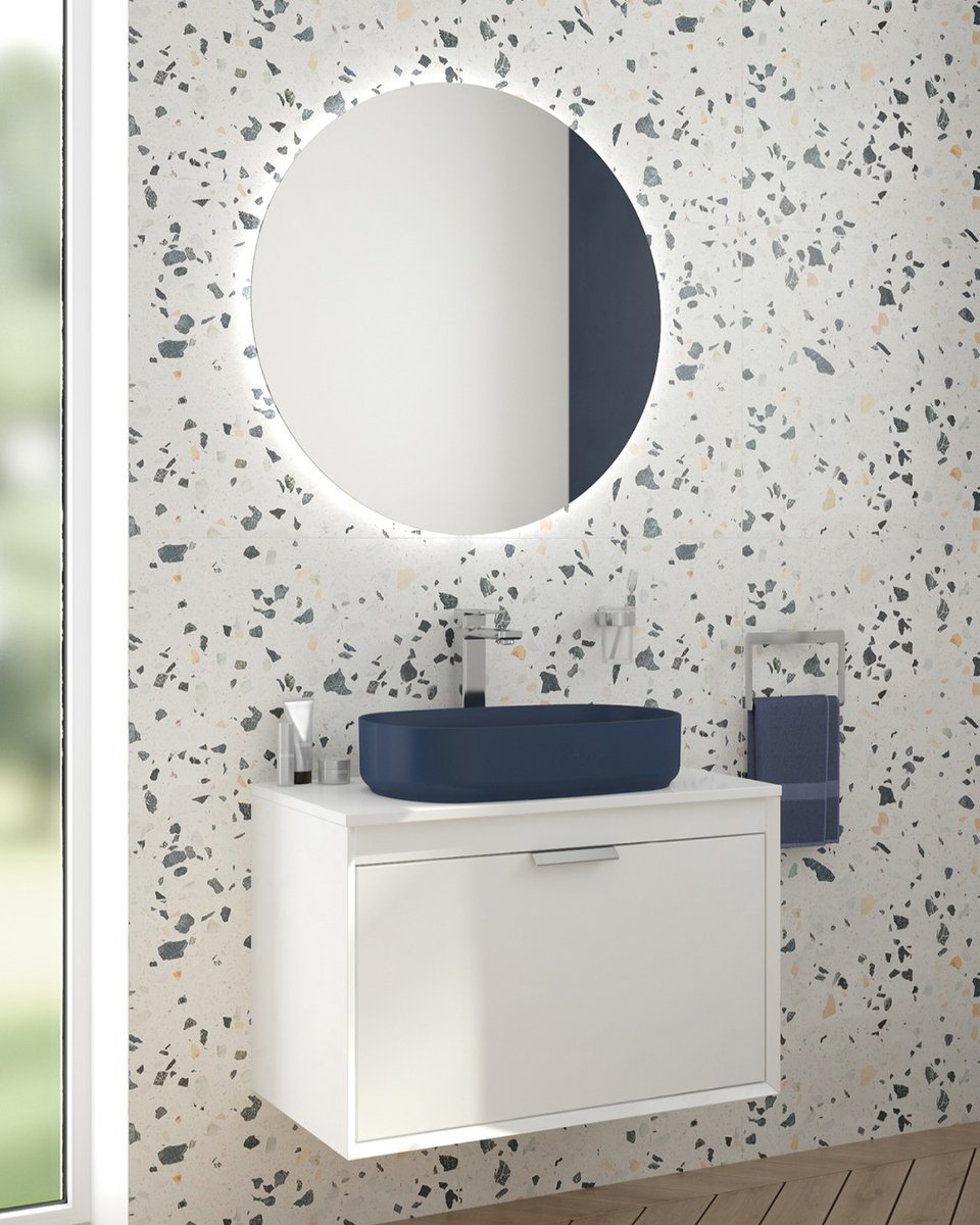 SonasBathrooms's tweet photo. 💙💙💙
Fall in love with your bathroom again with our beautiful Parisian Blue AVANTI ceramic basin and matching wall hung or back-to-wall rimless WC. 

AVANTI basins are available in 3 shapes + 8 fab colours, with matching WCs 🎨

#sonasbathrooms #bathroominspo #bathroomdesign https://t.co/z9CC00IYjC