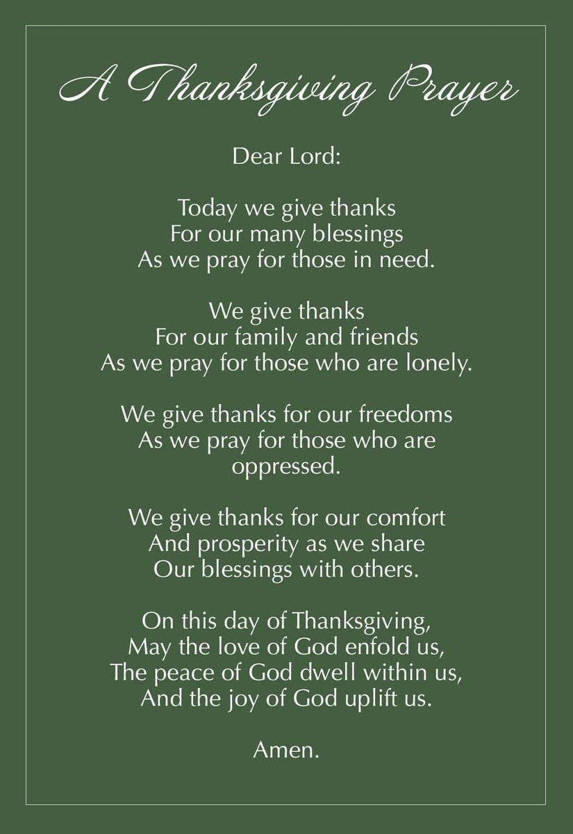 askmaryellen's tweet photo. A Thanksgiving prayer for you. #askmaryellen #truthoftheday #authorofHealingWords #inspirationallady #motivationalmomma #Truthteacher https://t.co/hb9IJoudvl https://t.co/Z277HV2jYN