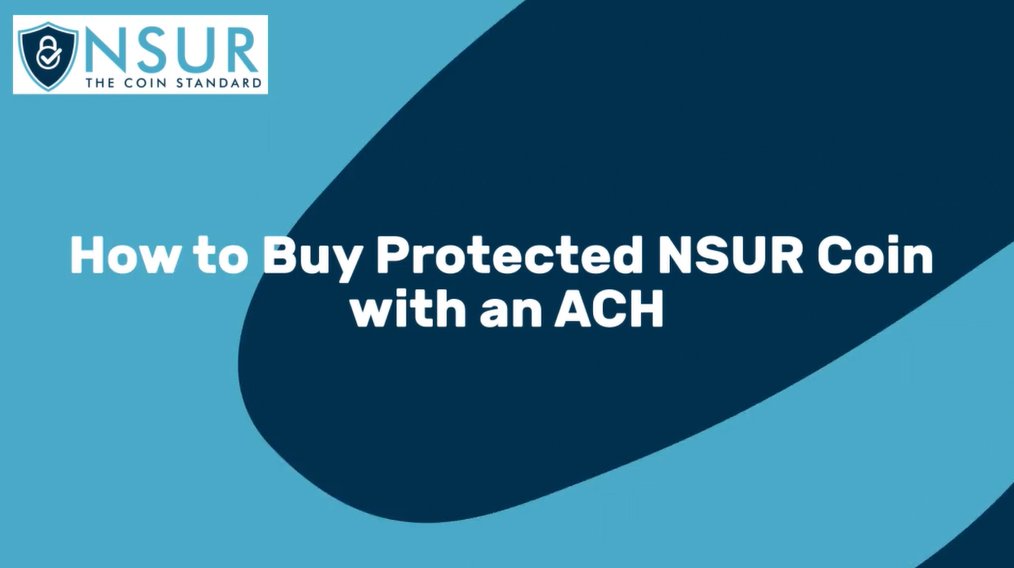 NsuRcoin's tweet photo. Did you know that #NSUR is now accepting ACH payments for Protected NSUR Coin purchases?
https://t.co/sb1UaYRbxR
#highutility #porotectedtokens https://t.co/lqbBaT1tev