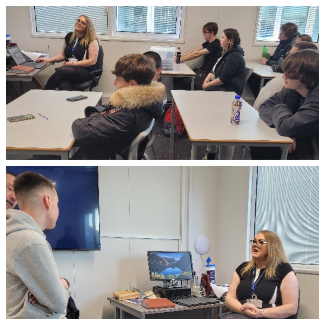Many thanks to Karen from <a href="/BellGroupUK/">Bell</a> for delivering a fantastic session with the students, based on apprenticeship opportunities. <a href="/riversidecoll/">Riverside College</a> 👍
#education #inclusion #jobs