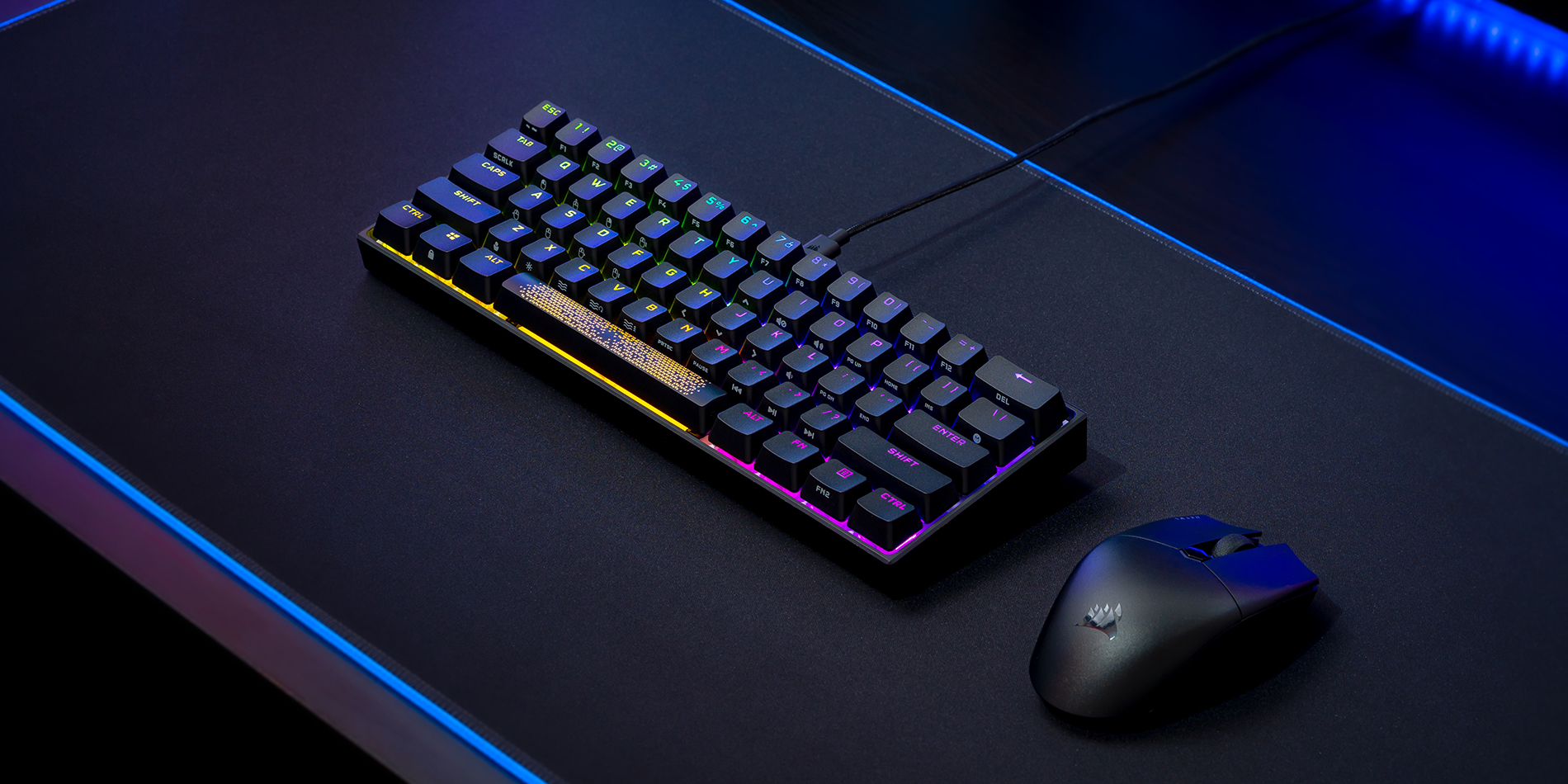 cowboy dræbe skotsk CORSAIR on Twitter: "60% keyboard, $20 off. Get our K65 RGB MINI for an  extra low price while supplies last! Sign up for two days of early access  to our US deals