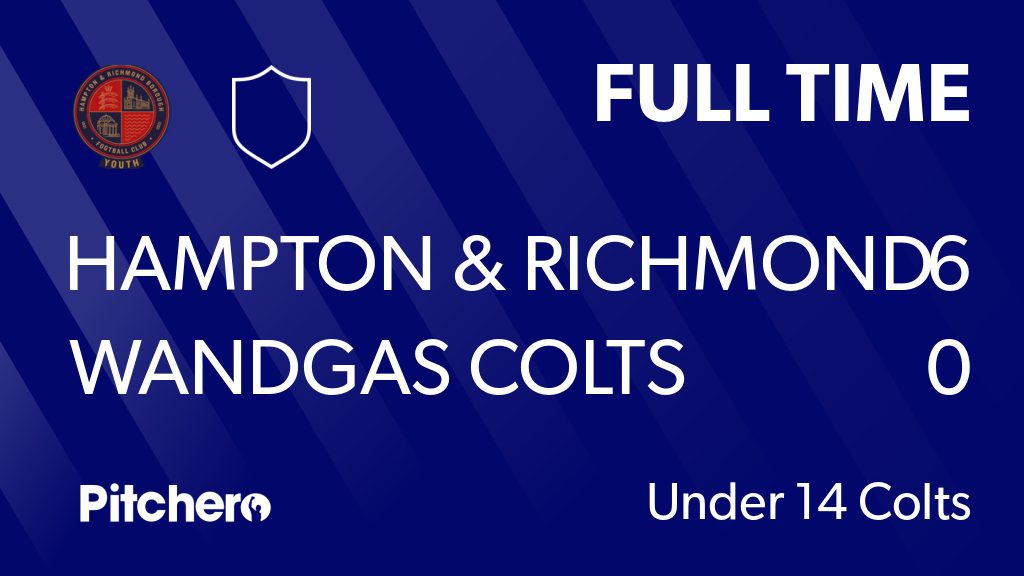 hamrichfc_youth's tweet photo. FULL TIME: Hampton & Richmond Borough Youth FC 6 - 0 Wandgas Colts
#HAMWAN #Pitchero
https://t.co/yvwKLyWBzo https://t.co/DwR52aXJ68