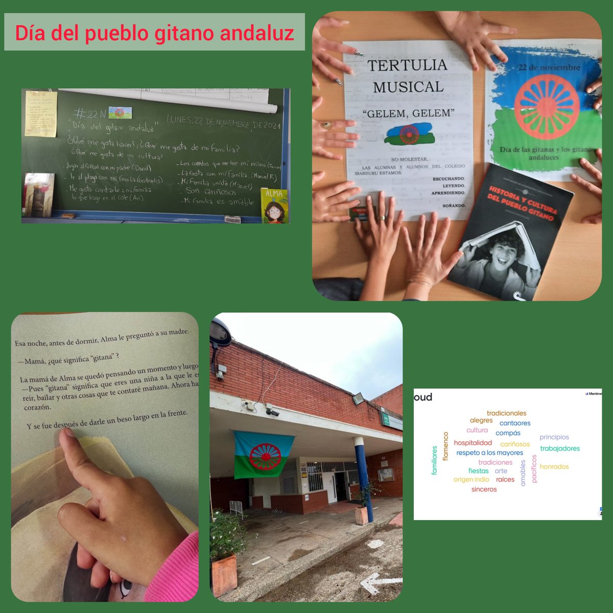 "En continuo viaje" manera de concebir la vida y seña de identidad de nuestra comunidad y su cultura.#22N
Tertulia Musical(E.S.O),secuencia didáctica de cuentos de cultura gitana,vídeo-fórum y nube de palabras tras el diálogo.<a href="/redBESevilla/">Red BE Sevilla</a> @ComunicApro