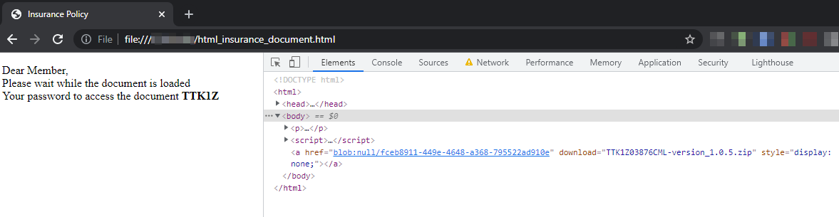 ffforward's tweet photo. Interesting #TrickBot gtag rob139. Obfuscated HTML attachment with encrypted zip with obfuscated js in blob (HTML smuggling). HTML redirects to /abc.com if it doesn't like the browser. JS > PS > EXE. EXE requires vcredist to run.
https://t.co/FQBApWcQzj
https://t.co/jSuKEhHfNc https://t.co/yamrH9L13C
