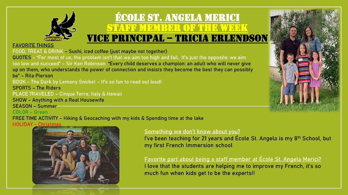Ecole St Angela tweet media