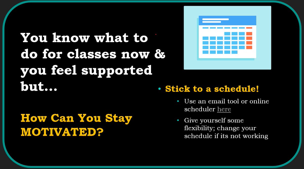 A dose of student motivation as the semester's end nears...step back and re-schedule; freecollegeschedulemaker.com
#MotivationMonday #studentlearning #collegesuccess #strugglingstudents #learningscience #nomoreallnighters #collegestudents #studyskills