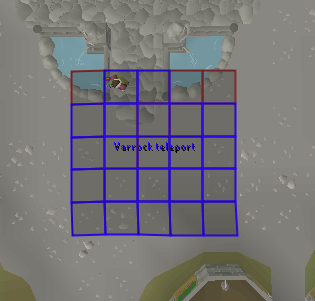 ProfesorCaos2's tweet photo. @JagexAsh When you teleport to a location, there is an area that you appear in. What happens if there are obstacles within that rectangle? What is the algorithm to choose - is each accessible tile equally likely or is it biased due to inaccessible tiles within the area? https://t.co/QUmPZffIT1