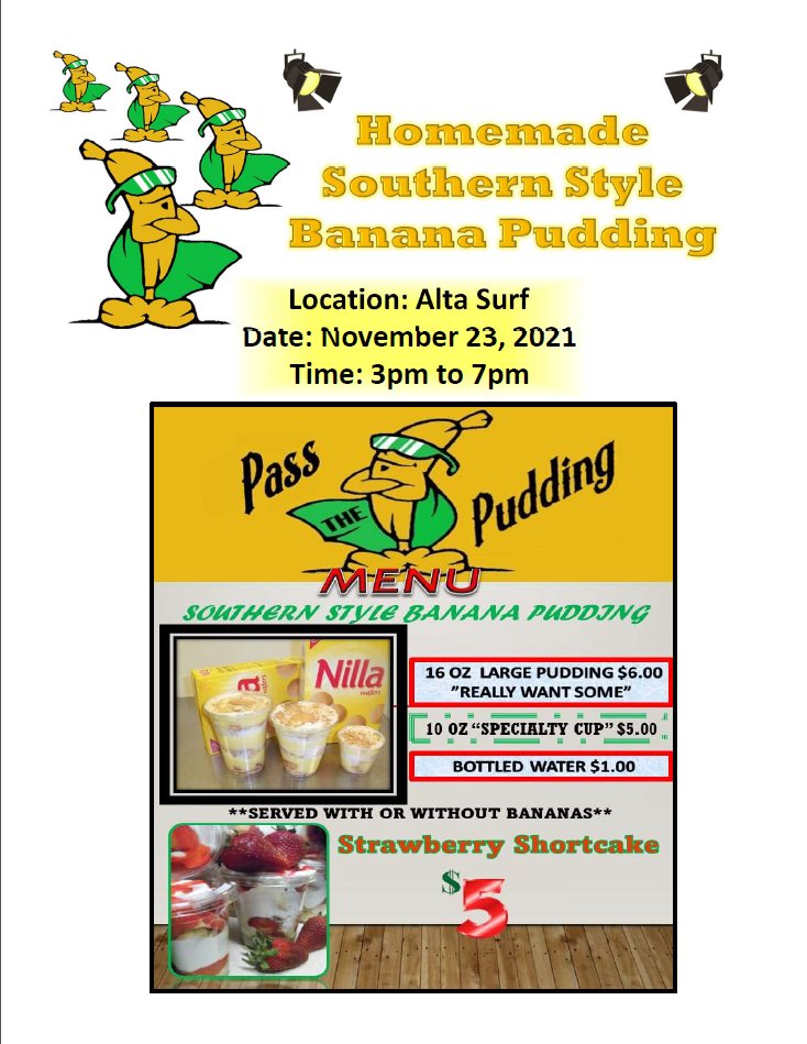 AltaSurf's tweet photo. Stop by the office tomorrow to participate in our blood drive! We will also have the lovely folks from Pass the Pudding here for a sweet treat.
#altasurf #eller #myrtlebeach https://t.co/yMiMmqQJ3P