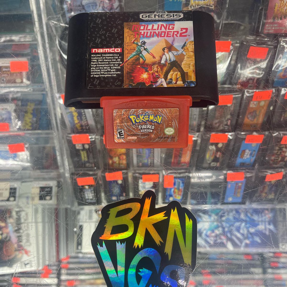 bklynvideogames's tweet photo. Todays small trade in #pokemon #fireredversion #gbagame #rollingthunder2 #genesisgame #bvg #brooklynvideogames #retroshop https://t.co/ay4IivzA4O