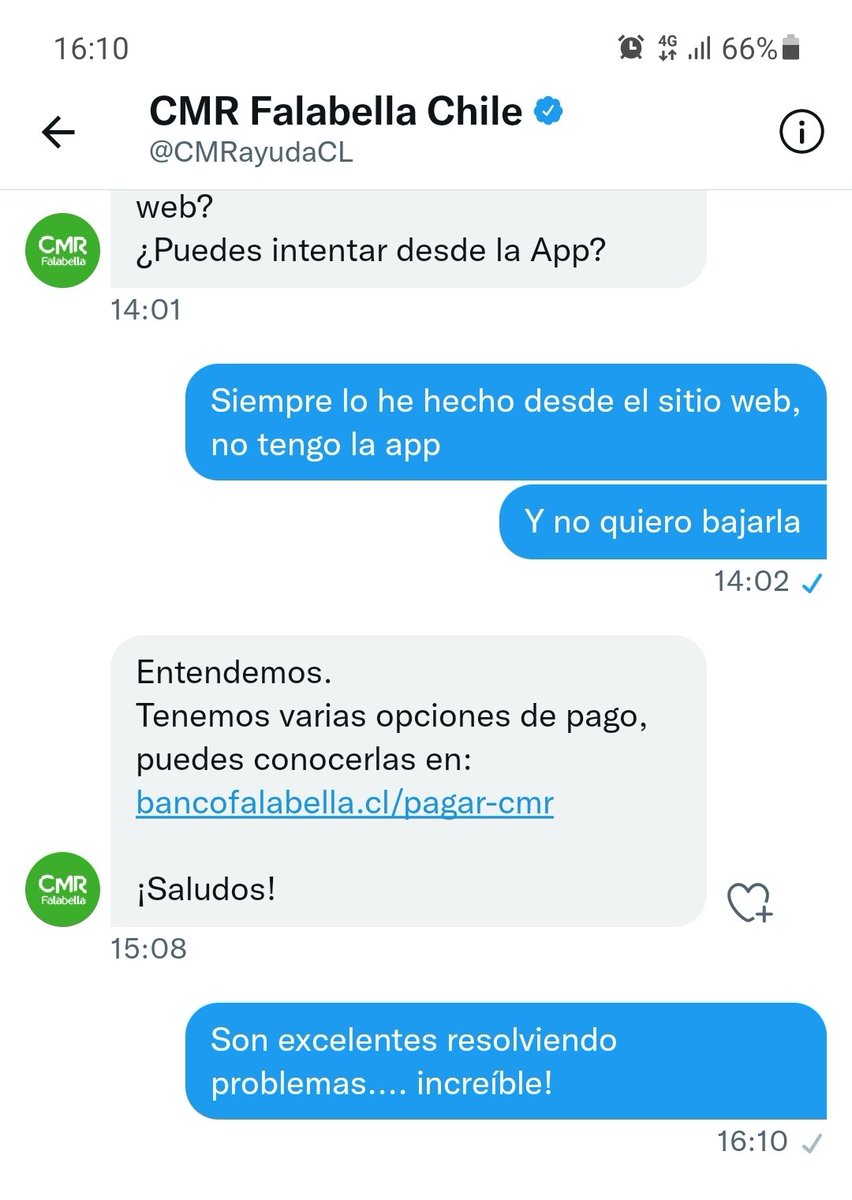 Así con las soluciones de @CMRchile, son unos secos 🤦🏻‍♀️ <a href="/SERNAC/">SERNAC</a>