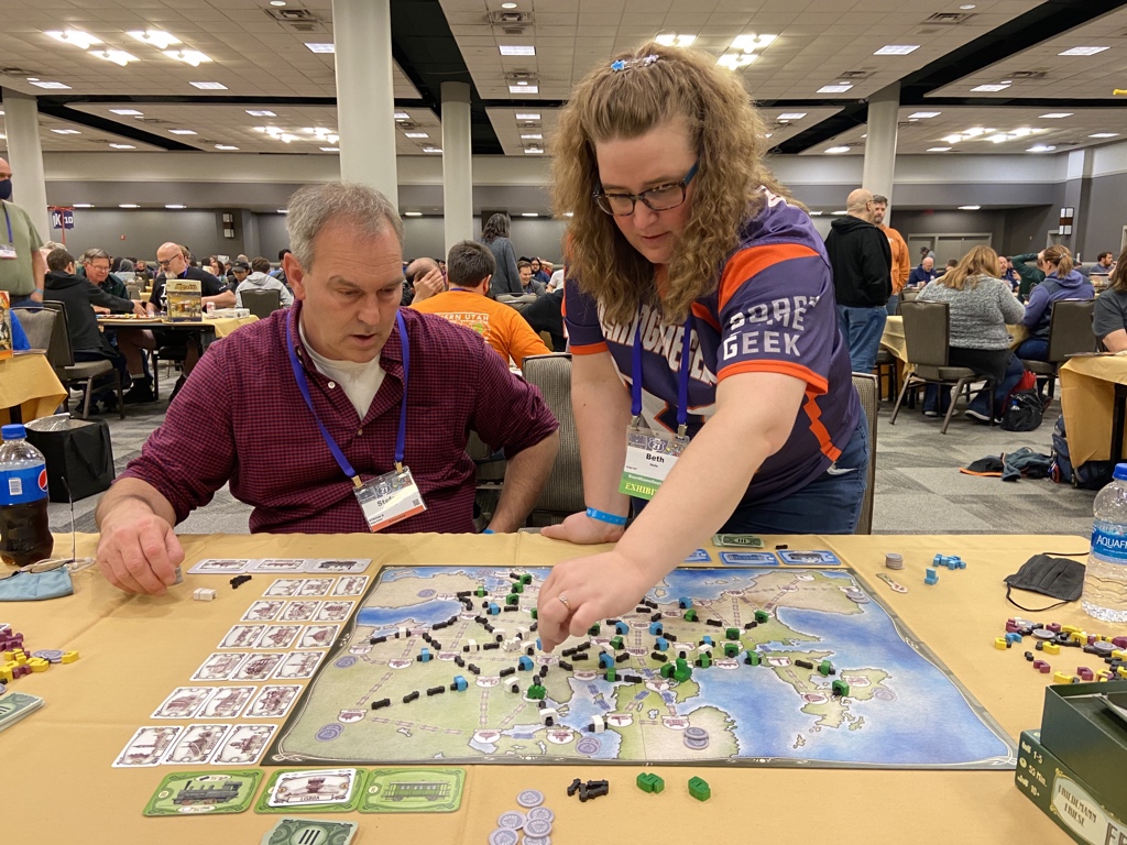 BoardGameGeek on Twitter: "One of five games of Free Ride got in during @BGGCON 2021, all of which I lost. Loving this game, although I've yet to crack it. Video and