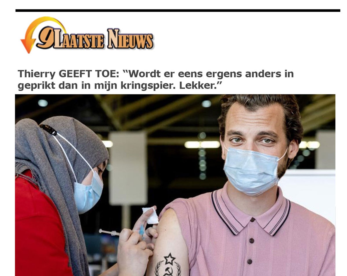 NilsFeitjes's tweet photo. Echt wel. #ThierryIsGevaccineerd https://t.co/LfsuzgKTsG