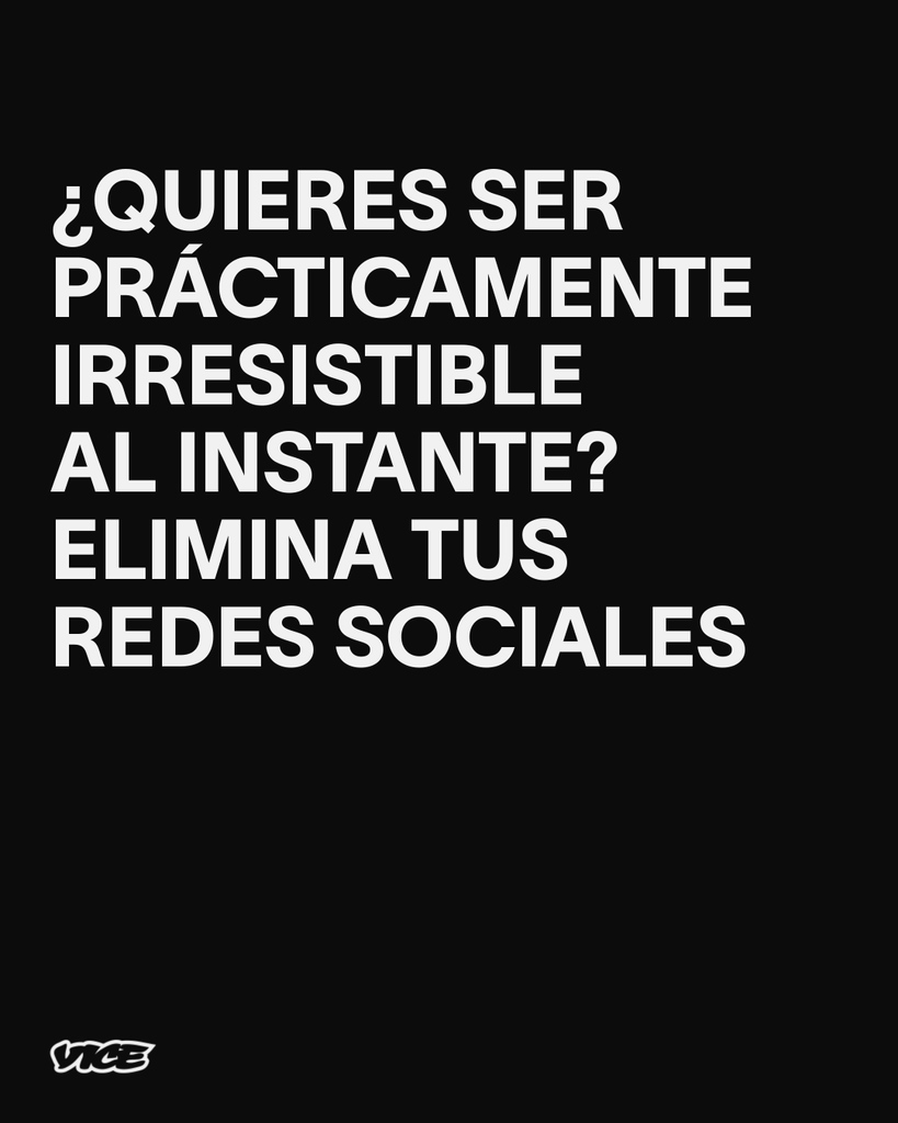 VICEenEspanol's tweet photo. La persona cuya "ausencia en línea es absoluta" es la crème de la crème del internet. El diamante en bruto. Un misterio en un mundo sin misterios. Pero, ¿por qué es tan atractivo el no tener presencia en línea? https://t.co/EeuIpgz94F https://t.co/XFW6nlxhNT