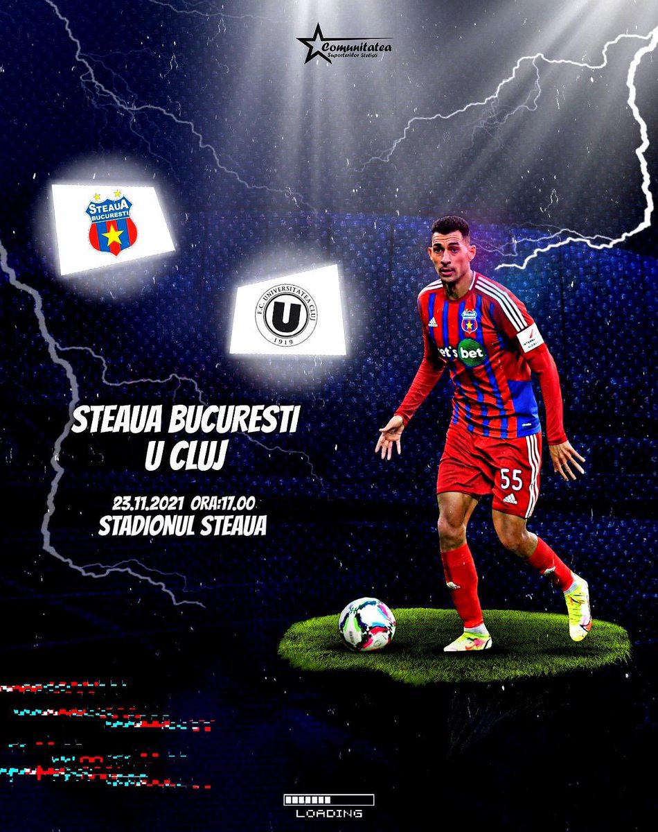 CSS_1947's tweet photo. ⚔️STEAUA🆚U Cluj
🏆 Liga a 2-a, etapa XIV
🏟Stadionul “STEAUA”
🗓Mâine, Marți, 29 octombrie
⏰17:00
🎥Digi Sport 1, Telekom Sport 1, Look Sport
FORZA STEAUA!🇹🇭
————————————————————
#steaua #csasteaua #forzasteaua #stelist #CSS https://t.co/E87HcBpzUm