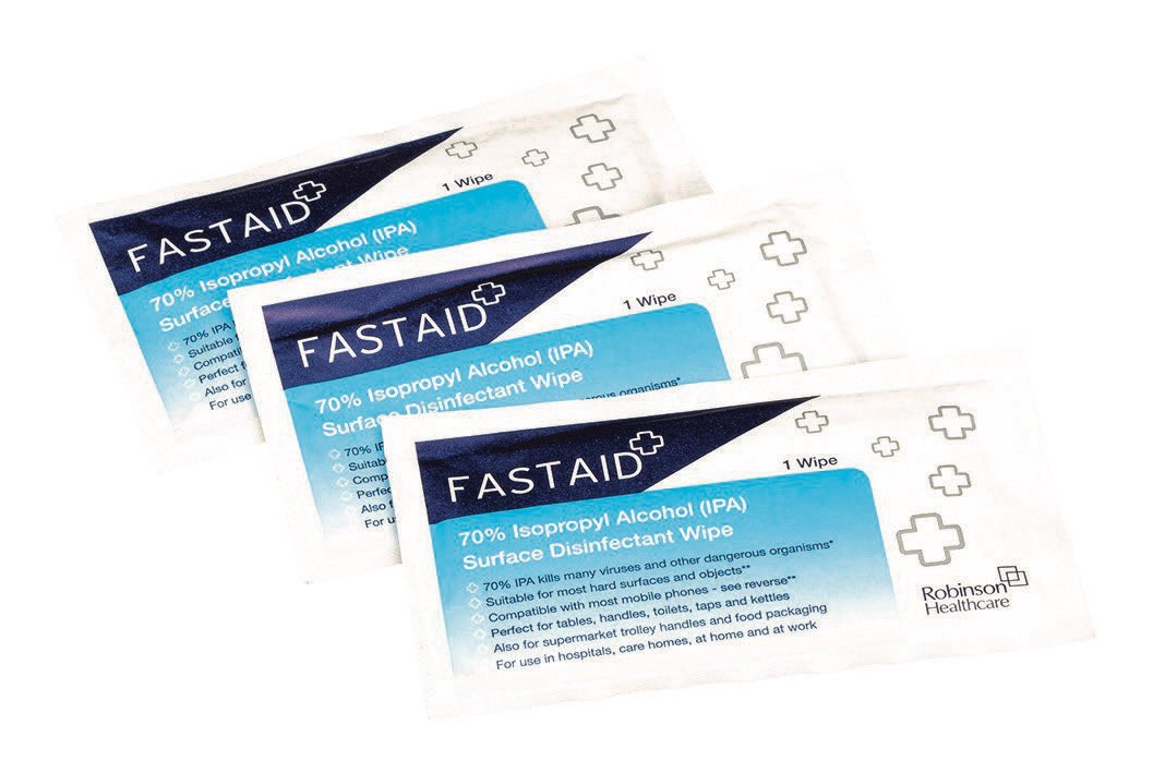🦠 KEEP SURFACES CLEAN 🦠

Convenient &amp; Compact Individually wrapped multi surface wipes.
UK Manufactured, 70% Isopropyl.
For use on many high touch surfaces.
#clinic #factory #industry #commerce #workshop #office #doctor #dentist #beautysalon #tattoo #industrial #School #clean