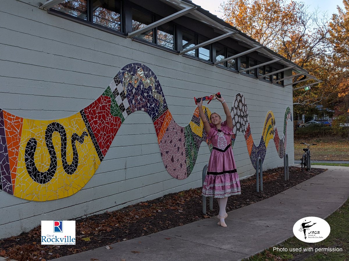 RockvilleRec's tweet photo. Clara has danced her way through Elwood Smith Park and Community Center. See her perform at the F. Scott Fitzgerald Theatre in Dec. Tickets for The @RockvilleBallet's  The Nutcracker: https://t.co/3f1zLwfkPU #clarasmagicaljourney https://t.co/cD9M77n5WH