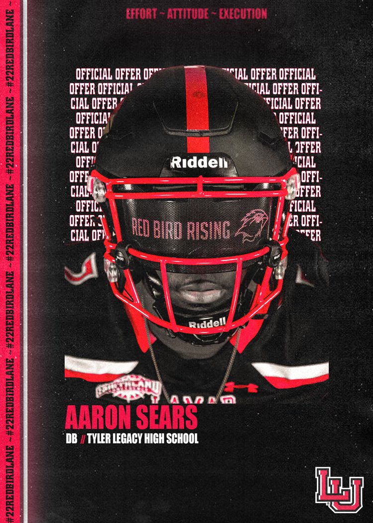 After a great conversation with <a href="/CoachGipson11/">Coach Gipson</a> I’m extremely blessed to have received an offer from Lamar University <a href="/CoachJoeWillis/">Joe Willis</a> <a href="/CoachTerrell22/">Joshua Terrell- M.Ed.</a> @GorillaMyscles <a href="/TylerLegacyFB/">Tyler Legacy Red Raiders FB</a>