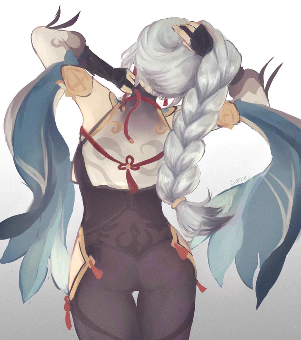 shenhe hair 