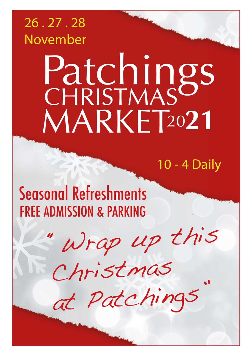 Looking forward to this year's Christmas Market on Friday, Saturday and Sunday this week - 26 to 28 November. 10am to 4pm - as always Free Admission and Parking. A great way to support regional artists and makers whilst buying that special gift.