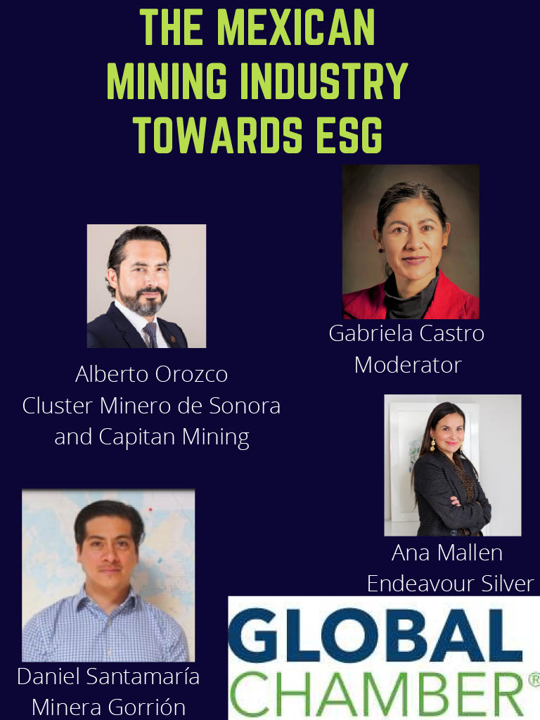 <a href="/GlobalChamQRO/">Global Chamber Querétaro</a> <a href="/GlobalChamBJX/">Global Chamber Guanajuato</a> and <a href="/GlobalChamber/">Global Chamber®</a> #Sonora invite you to the globinar THE MEXICAN MINING INDUSTRY TOWARDS ESG. We encourage the mining community to attend the event to understand the ESG practices in Mexico. Register: globalchamber.org/events/2021/11… #mining <a href="/tradeinmotion/">Gabriela Castro</a>
