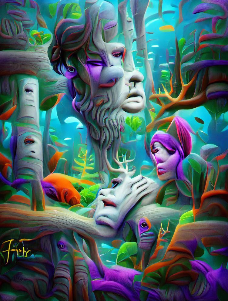 pixtract's tweet photo. The Forest comes alive https://t.co/v1zuanVF8T
