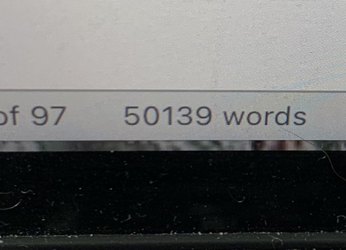 LGCSmith's tweet image. I just hit 50,139 words in my novel for #NaNoWriMo Mwahaha!