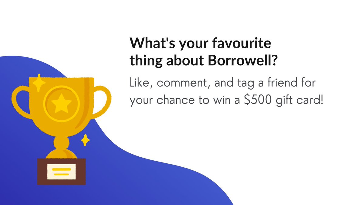 To celebrate 🎉 2 million members 🎉 , we're giving away a $500 gift card! Simply reply letting us know your favourite thing about Borrowell and tag a friend. Good luck! 🍀 Full contest rules: ow.ly/C7F750GLE8u #giveawaycanada #creditscore #financialliteracymonth #flm2021