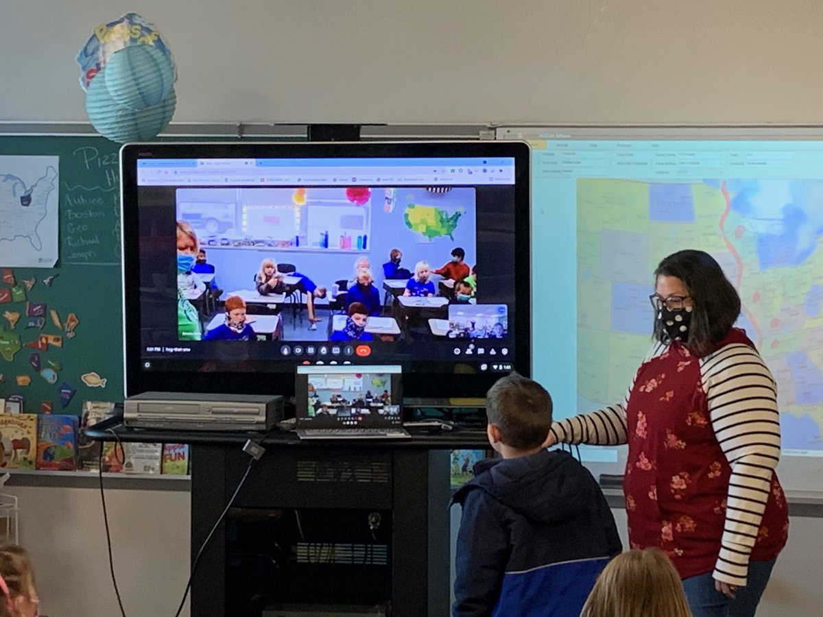 Thanks to Ms. Weh and her 2nd grade class from Albers Elementary School #63 in Albers, IL for participating in a Google Mystery Meet with <a href="/MrsCOwensClass/">Cami Owens</a> 2nd grade class. Always enjoy the opportunity to learn/meet new friends! <a href="/EducateIN/">Indiana Department of Education (IDOE)</a> <a href="/INDSRSA/">INSmall&RuralSchools</a> <a href="/jmattmiller/">Matt Miller 🗑️</a> <a href="/mrs_smoke/">Dyane Smokorowski</a>
