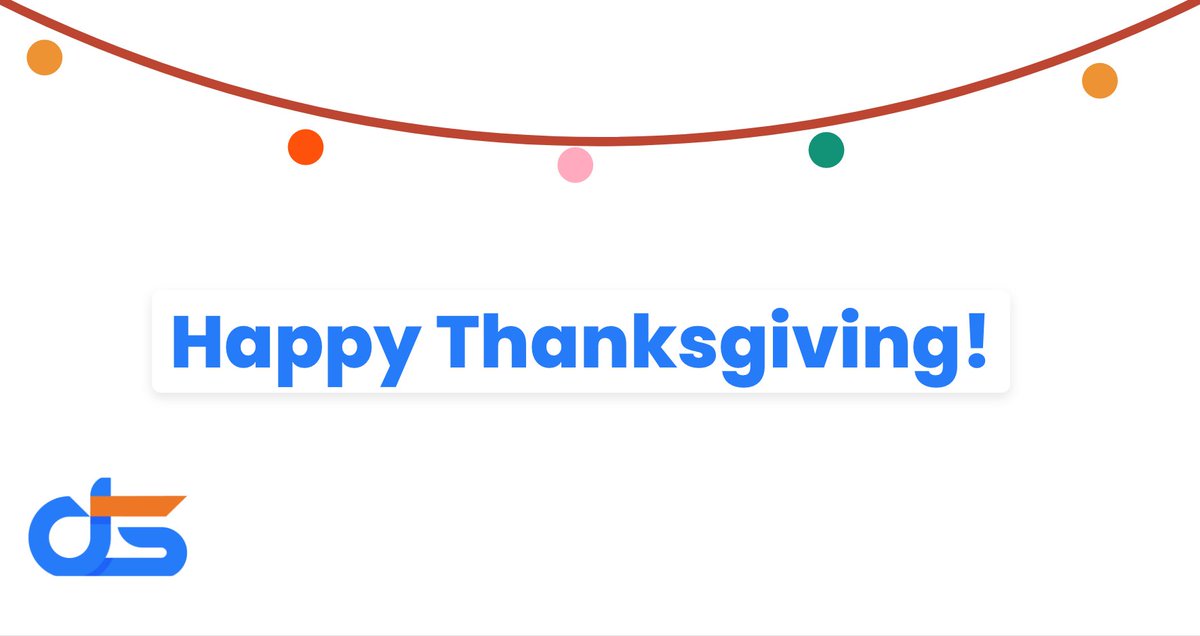 Happy Thanksgiving week from your DTS family! The holy and sure blessings of Christ (Acts 13:34) leave us with SO MUCH to be grateful for -- this year and always!  ✝️