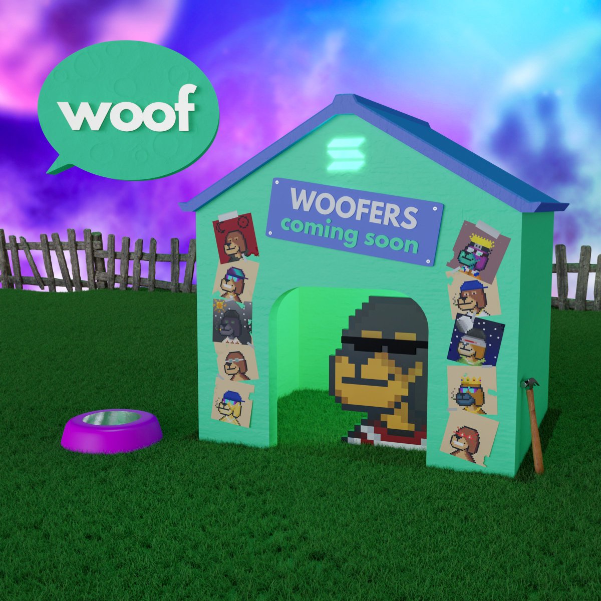 WoofSolana's tweet image. WOOF! 🐶