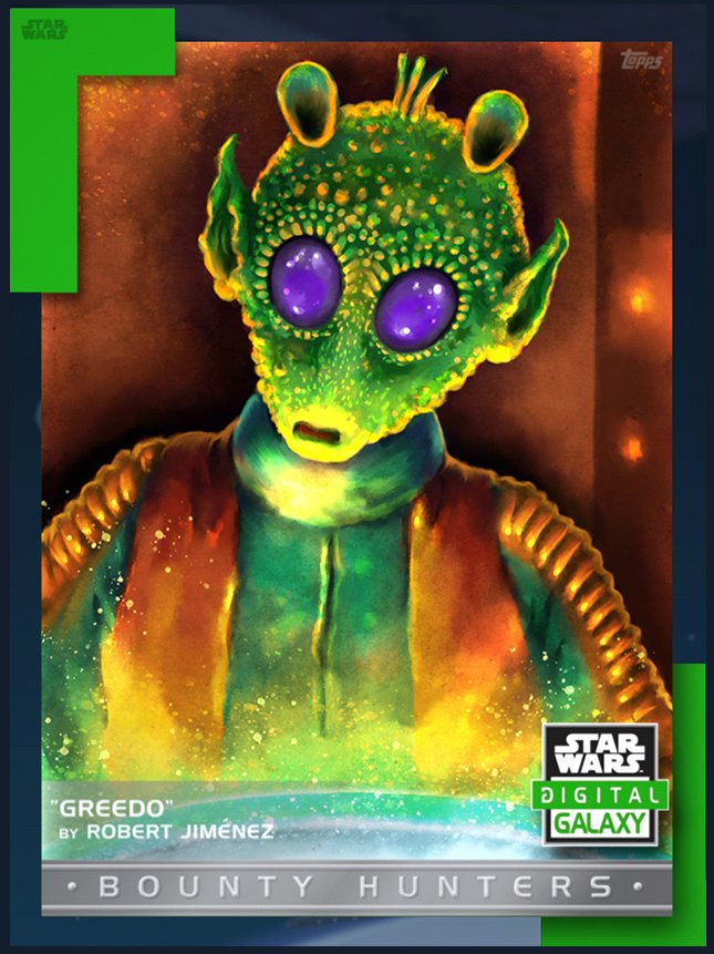Zerostreet's tweet photo. My Greedo illustration for the Star Wars Card Trader App.
#starwars #greedo #art #drawing #digitalart #artwork #lowbrowart #tradingcard #windowssurface #surfacepro #CreatedOnSurface https://t.co/wLyQACn5Qu