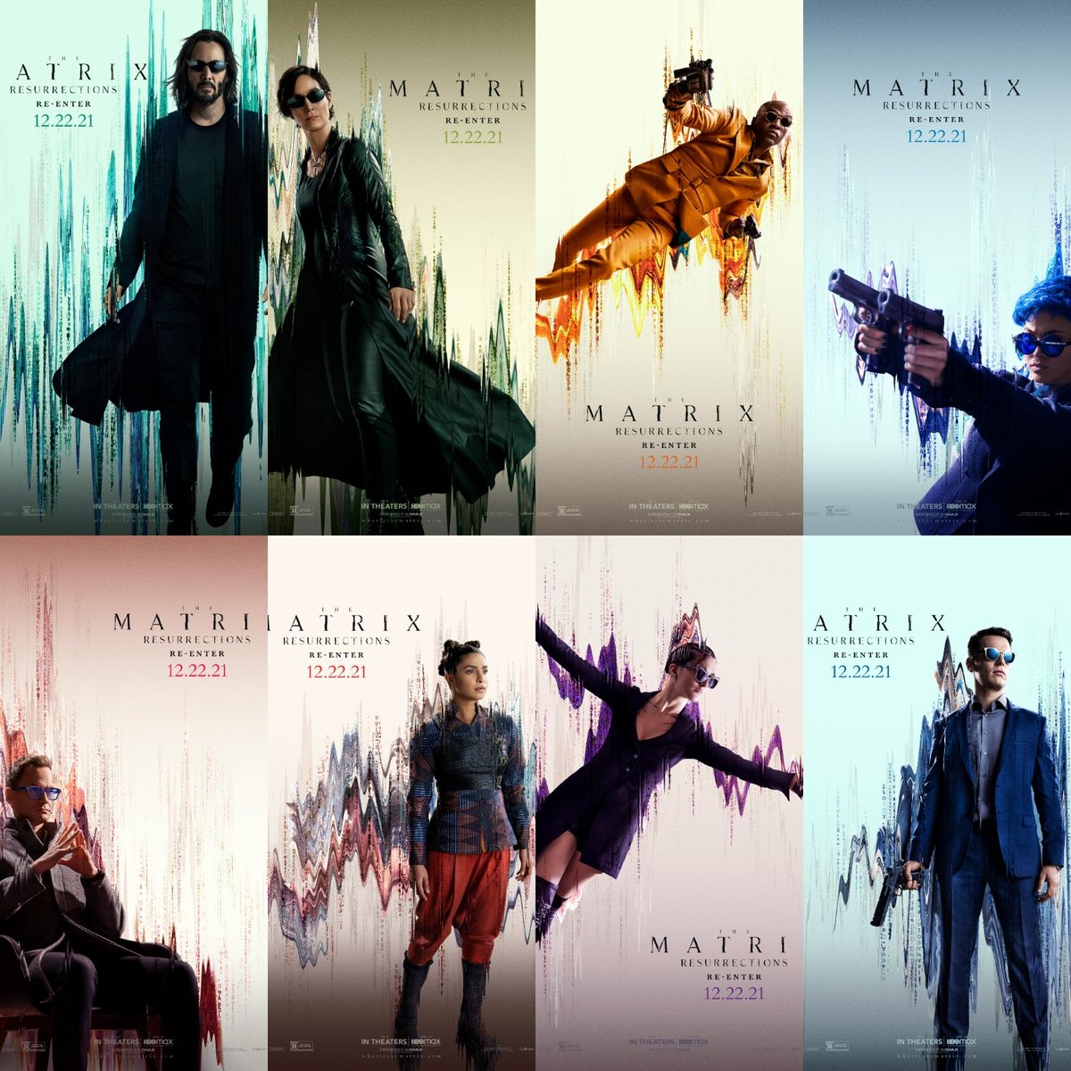 Peliart1's tweet photo. Trozo de Pósters!! #Matrix #MatrixResurrections #matrixposter #peliart https://t.co/RjbO8TBpng