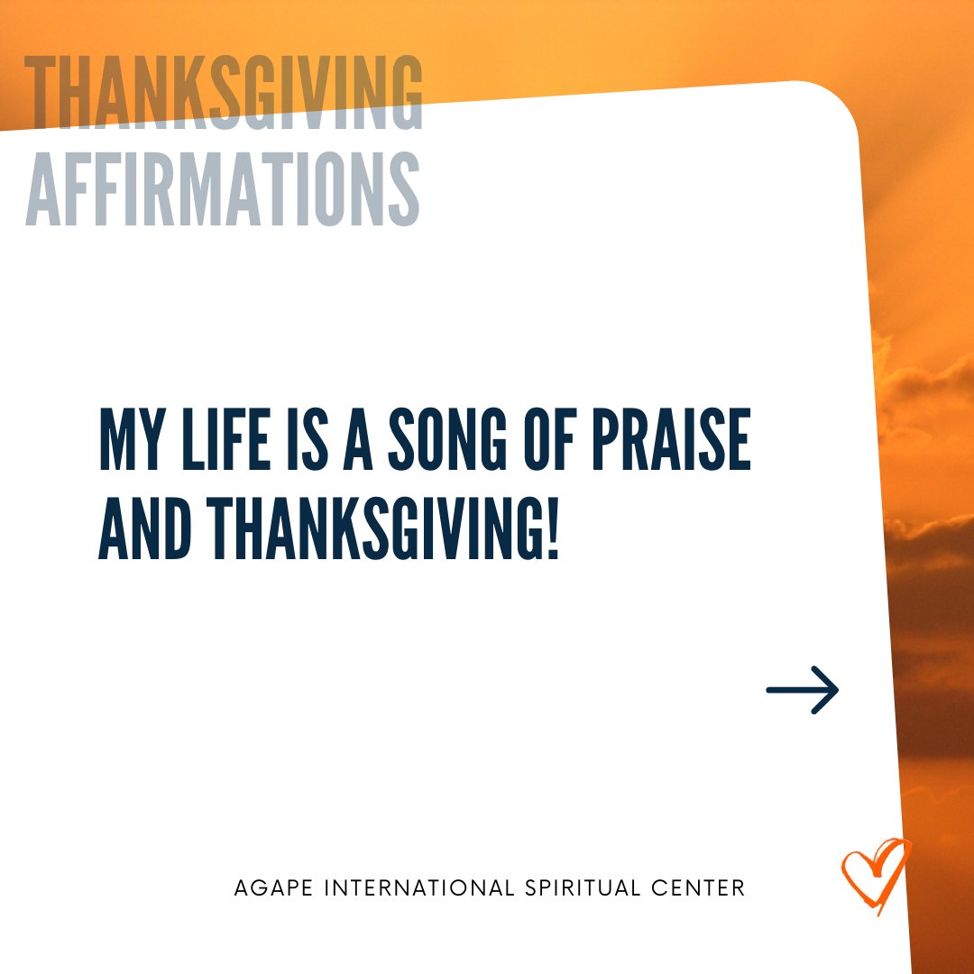 AgapeISC's tweet photo. We give thanks for our Agape community. We give thanks for the privilege to speak the word for individuals that are reaching in for prayer. Together, we practice #ThanksLIVING by meeting life with joy and gratitude! https://t.co/HeOc9tZE0o