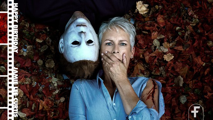  Happy birthday to horror queen, final girl, and icon Jamie Lee Curtis.

Everyone is entitled to one good cake. 