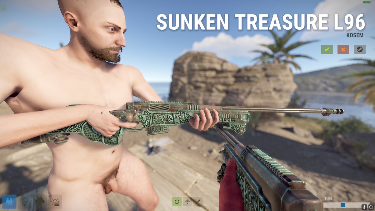 Sunken treasure L96 is up for this week, hope yall like iitt [also more ingame pictures tomorrow] :) <a href="/playrust/">Rust</a> #rustskin #rustworkshop

LINK:steamcommunity.com/sharedfiles/fi…